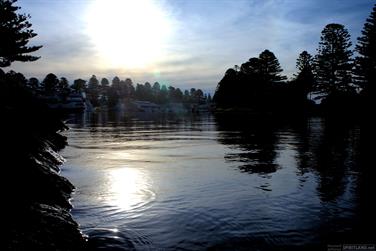 Port Fairy at dusk, Victoria, Australia