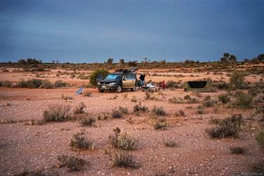 Overnight stop on the Yarri Rd, north of Kalgoorlie, Western Australia