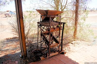 Gold separator at Kookynie, Western Australia