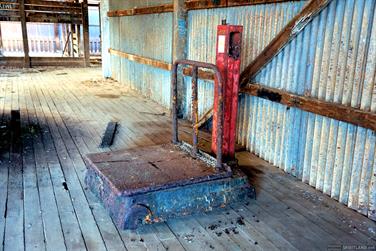 Abandoned shearing shed, Eyre Hwy, Colona Waterhole, South Australia