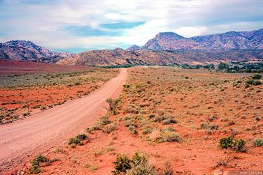 Leaving the Flinders Ranges on the Brachina Gorge Road, South Australia