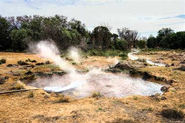 Artesion bore on the Birdsville Track near Lake Howitt, South Australia