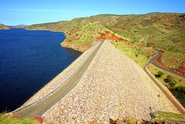 The Ord River Dam, Kununurra, Western Australia