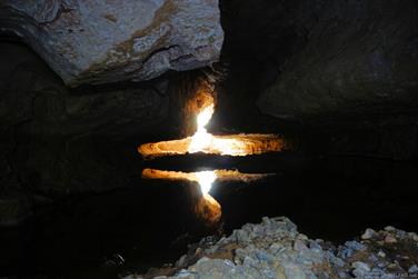 Looking back to the mouth of Tunnel Creek, Kimberley, Western Australia