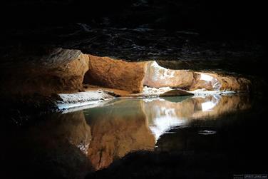 Looking to the mouth of Tunnel Creek, Kimberley, Western Australia
