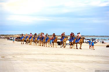 Camel ride at Cable Beach, Broome, Western Australia