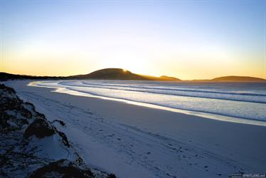 Sunrise at Wharton Bay, south coast, Western Australia